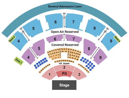 Walnut Creek Amphitheatre Suicideboys Seating Chart